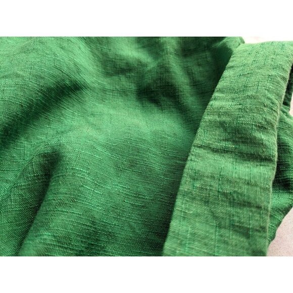 KD. BEAUTIFUL Shamrock Green Linen Blend Belt Tunic Dolman St. Patrick's Sz 3XL - Picture 4 of 8